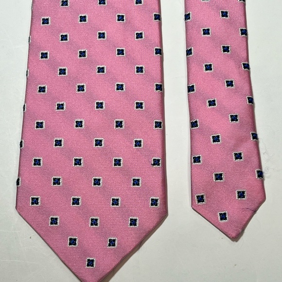 BROOKS BROTHERS Silk Tie Square Geometric - Picture 4 of 10